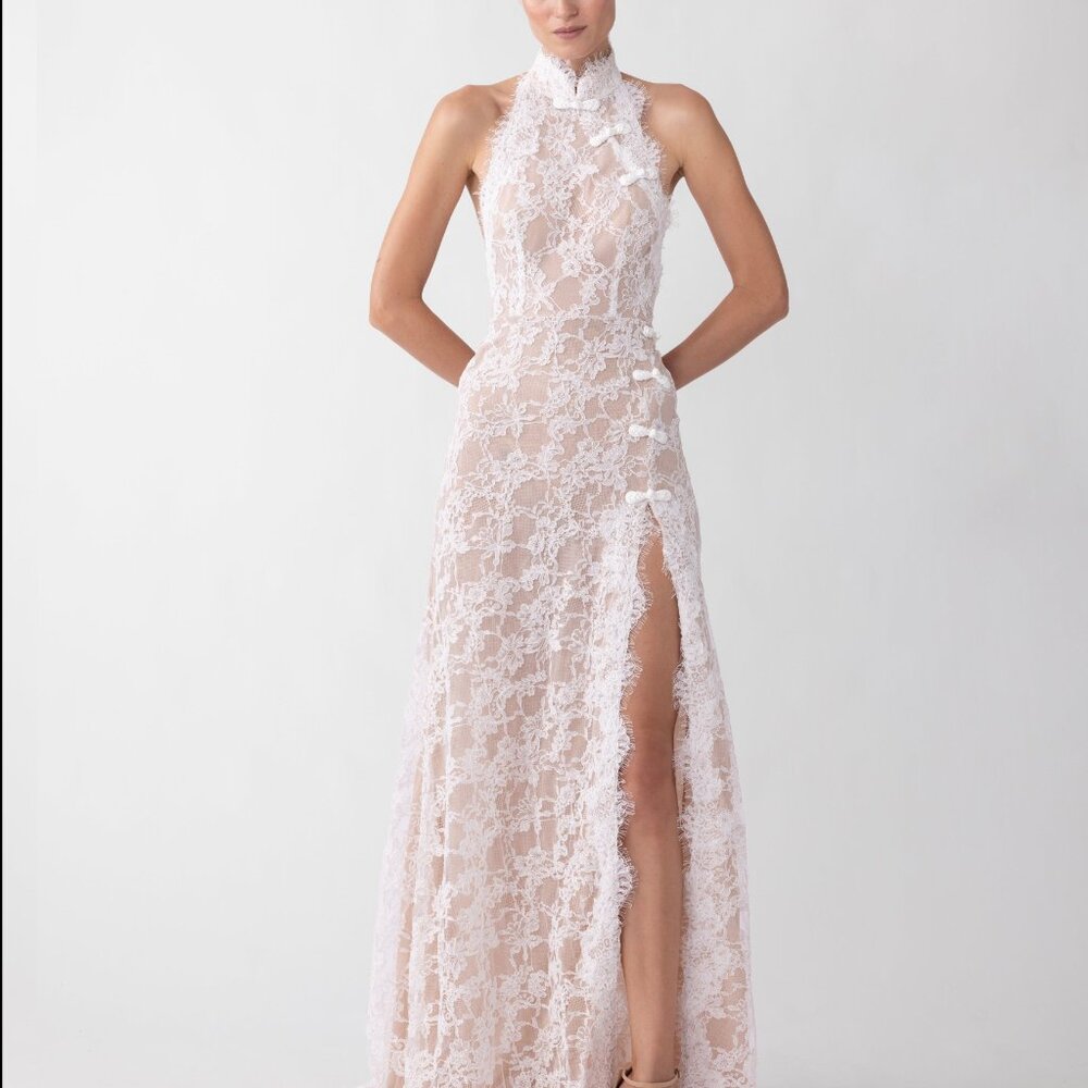 Sau Lee Reese Lace Dress